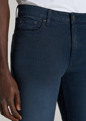 American Tall Discount | Dylan Slim Fit Jeans for Tall Men in Faded Blue Black
