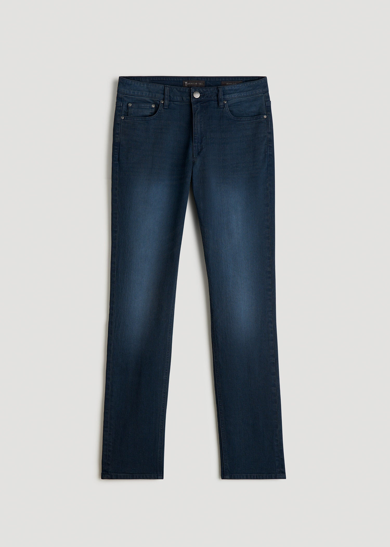 American Tall Discount | Dylan Slim Fit Jeans for Tall Men in Faded Blue Black