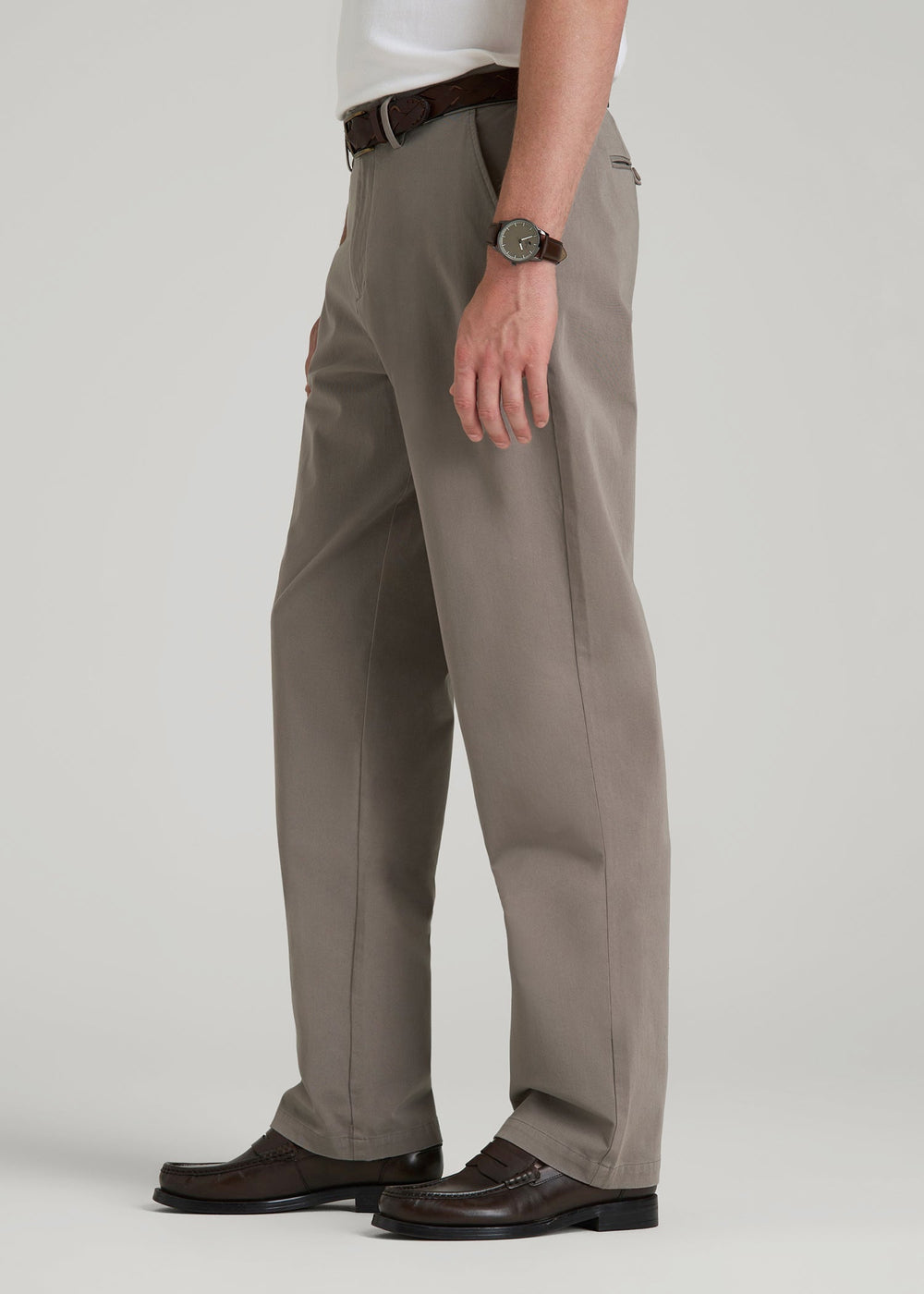 American Tall For Sale | 4 Way Stretch Commuter RELAXED Chino Pants for Tall Men in Portobello