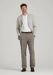 American Tall For Sale | 4 Way Stretch Commuter RELAXED Chino Pants for Tall Men in Portobello