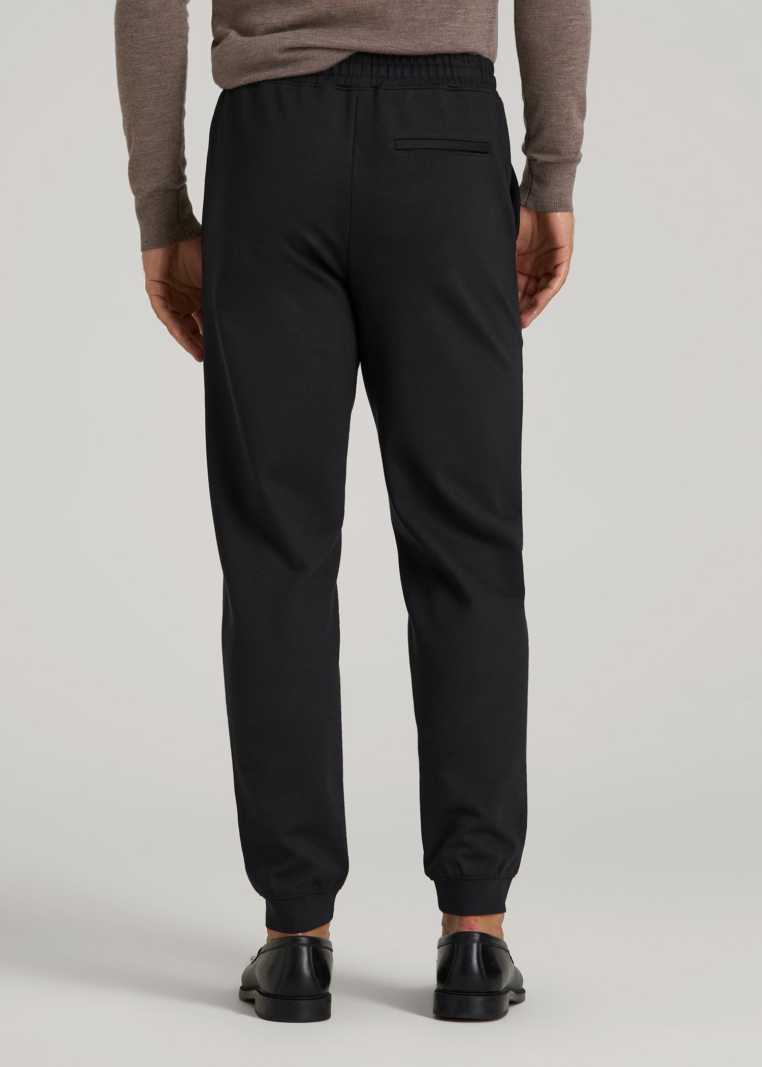 American Tall Online Shop | Soft Flex Ponte Jogger for Tall Men in Black