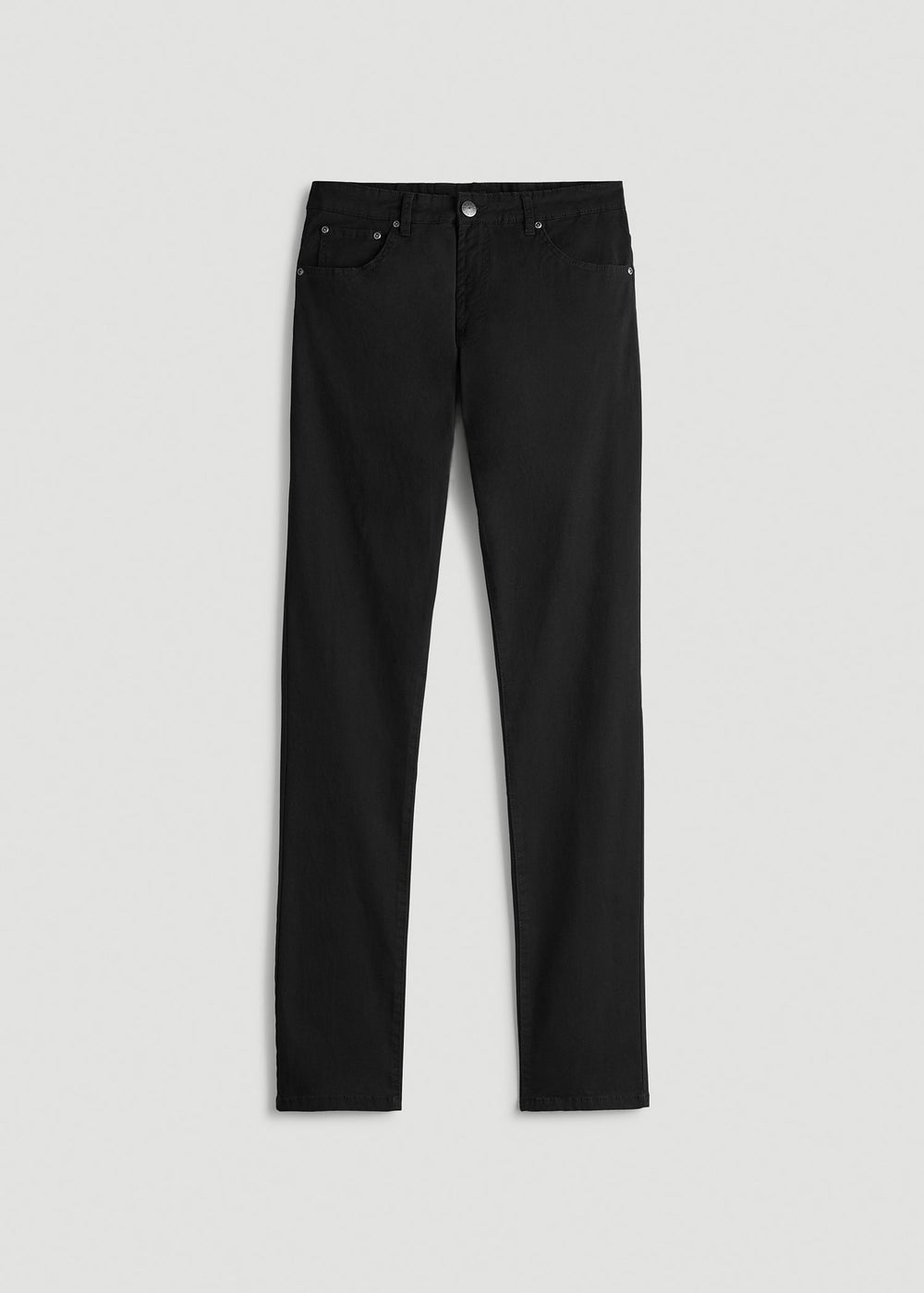 American Tall Sale | Carman TAPERED Fit Five Pocket Pants for Tall Men in Black