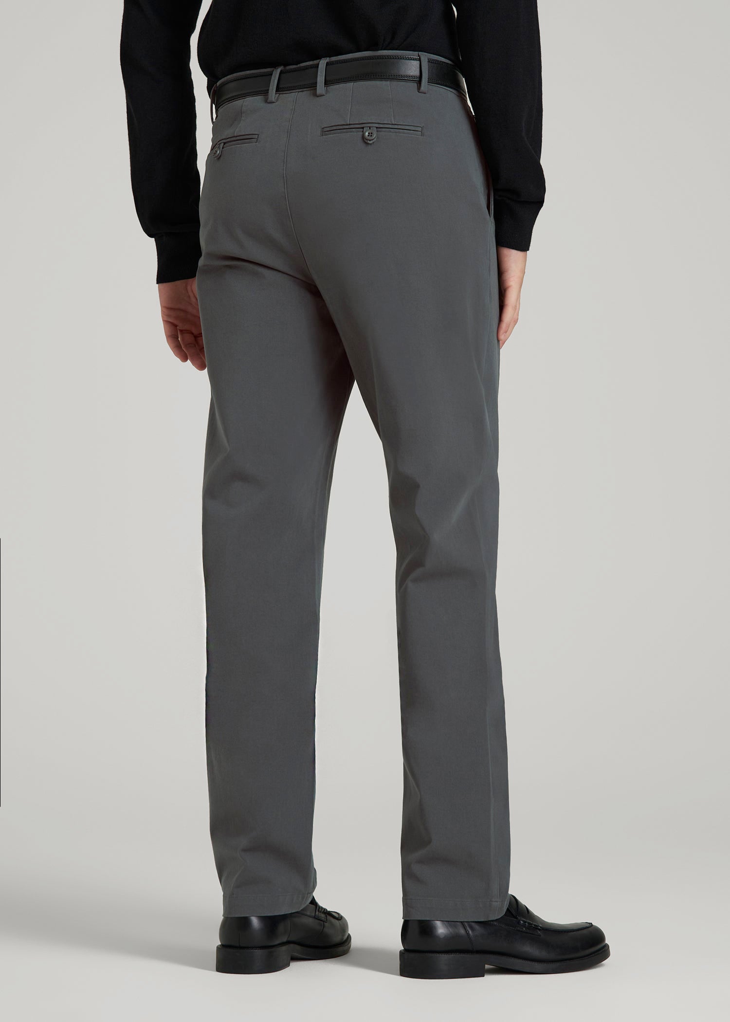 American Tall For Sale | 4-Way Stretch Commuter Tapered Chino Pants for Tall Men in Dark Ash