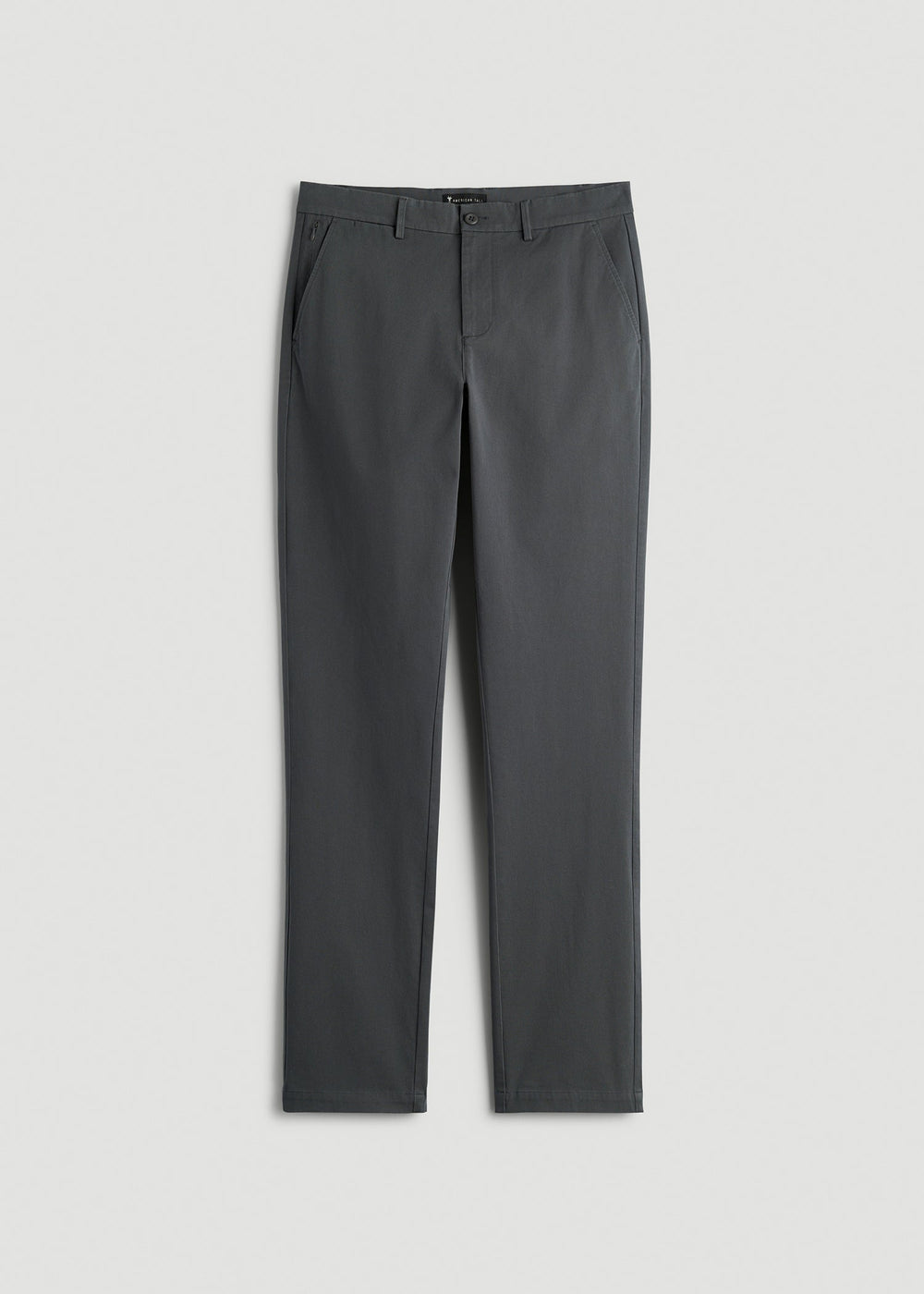 American Tall For Sale | 4-Way Stretch Commuter Tapered Chino Pants for Tall Men in Dark Ash