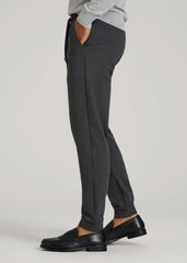 American Tall Online Shop | Soft Flex Ponte Jogger for Tall Men in Dark Charcoal Heather