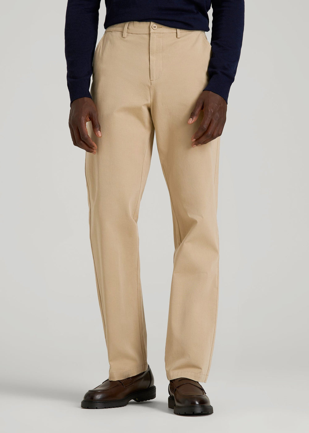 American Tall Discount | 4 Way Stretch Commuter RELAXED Chino Pants for Tall Men in Hazelwood