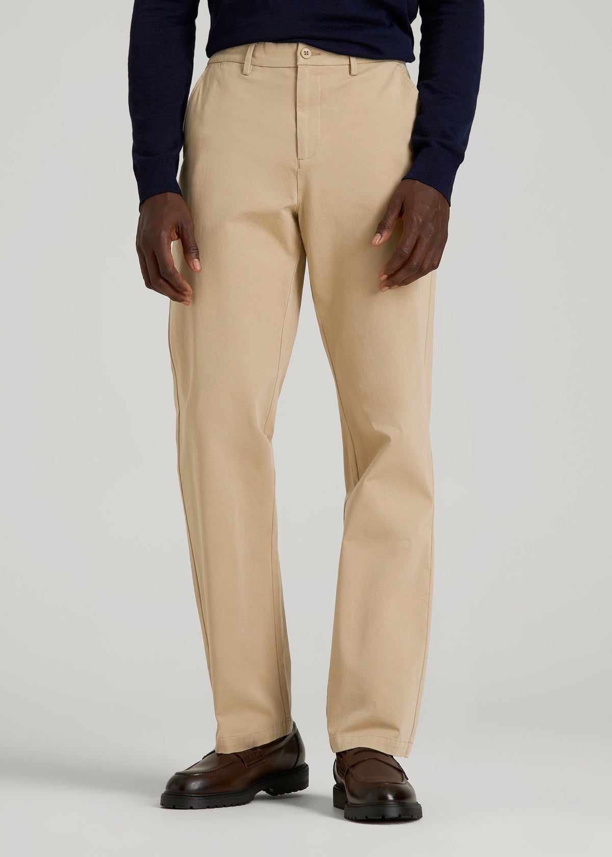 American Tall Discount | 4 Way Stretch Commuter RELAXED Chino Pants for Tall Men in Hazelwood