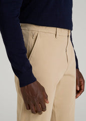 American Tall Discount | 4 Way Stretch Commuter RELAXED Chino Pants for Tall Men in Hazelwood