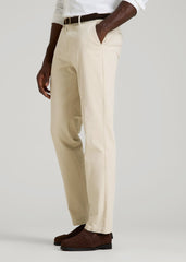 American Tall Online | 4 Way Stretch Commuter STRAIGHT Leg Chino Pants for Tall Men in Light Stone