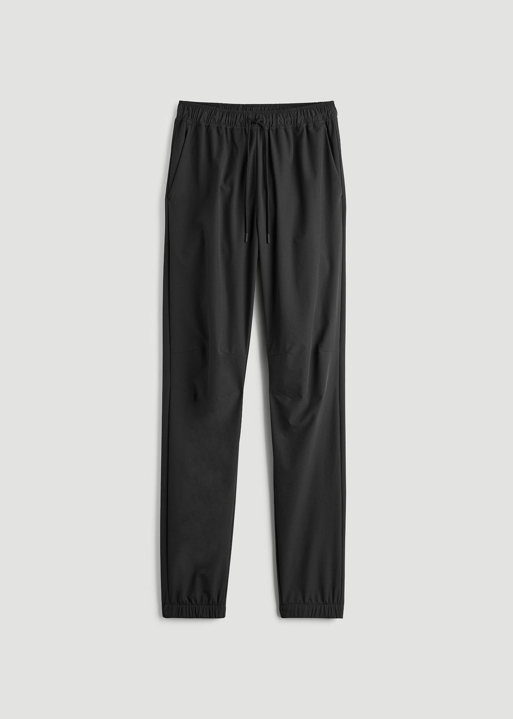 American Tall Sale | Flex Nylon Joggers for Tall Men in Black