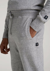 American Tall Outlet | Wearever 2.0 French Terry Joggers for Tall Men in Heathered Grey