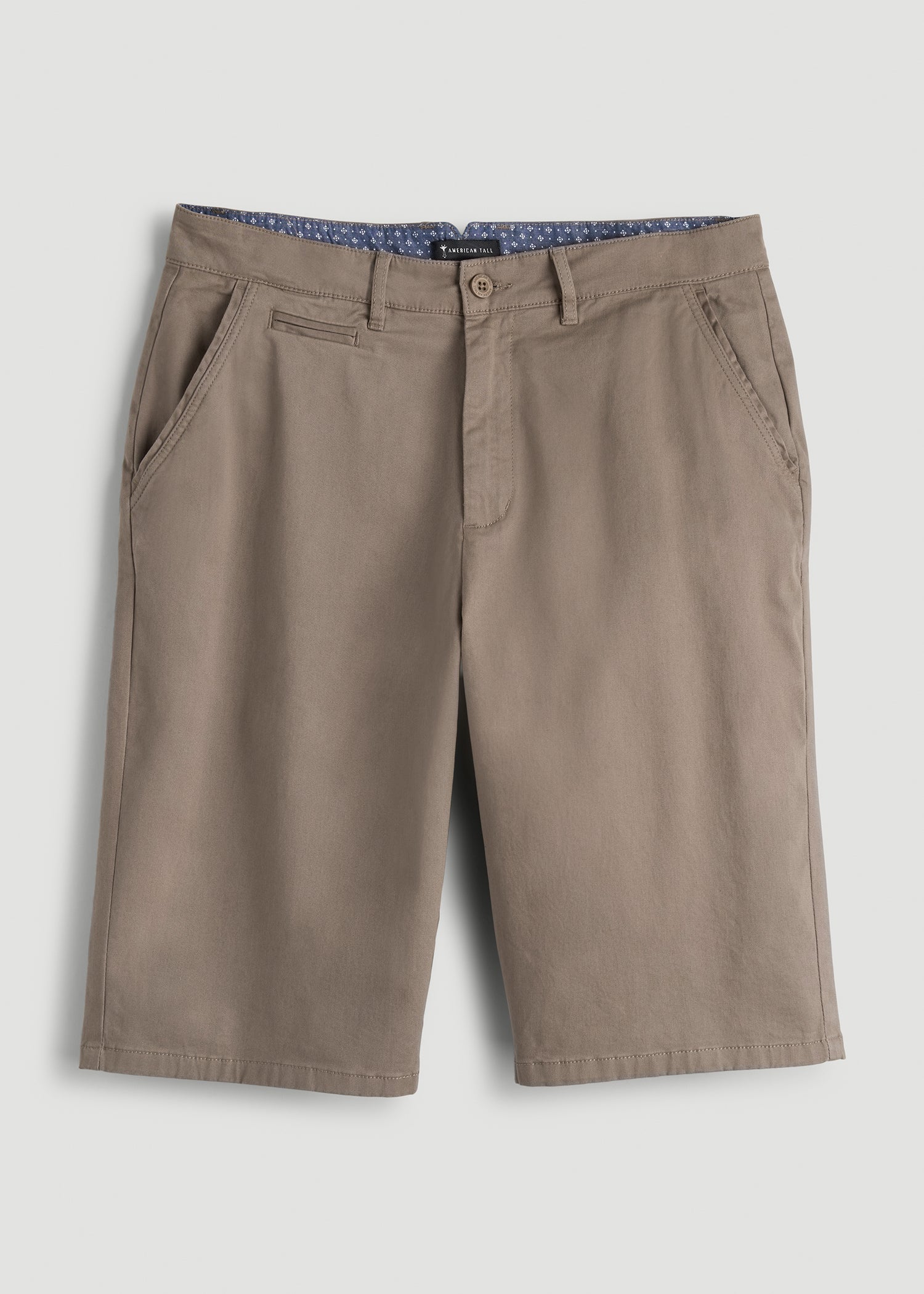 American Tall Online Shop | Chino Shorts for Tall Men in Dark Sand