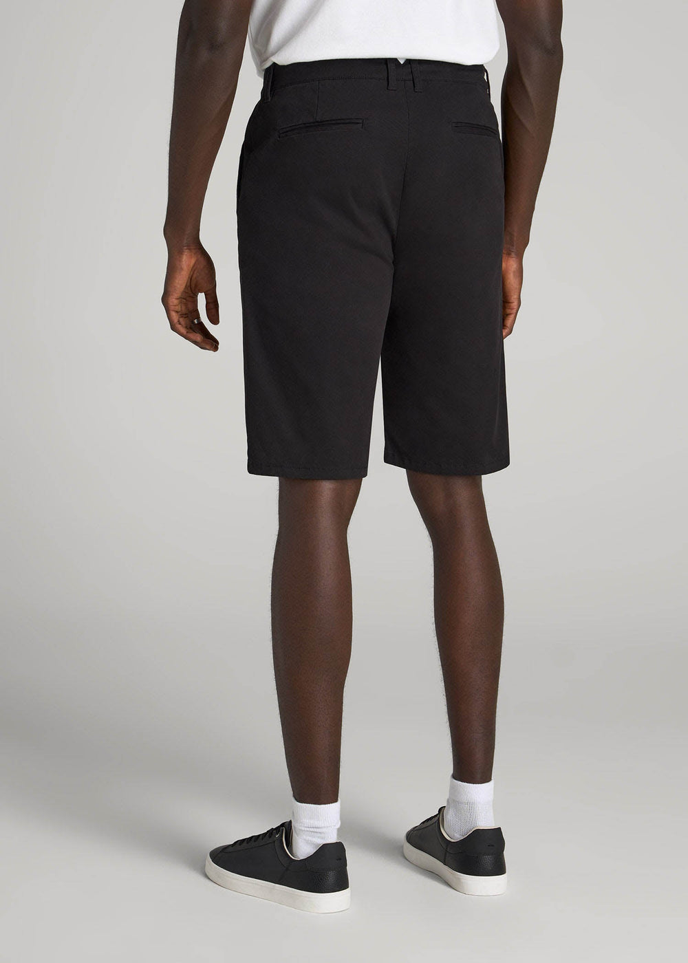 American Tall Discount | Chino Shorts for Tall Men in Black