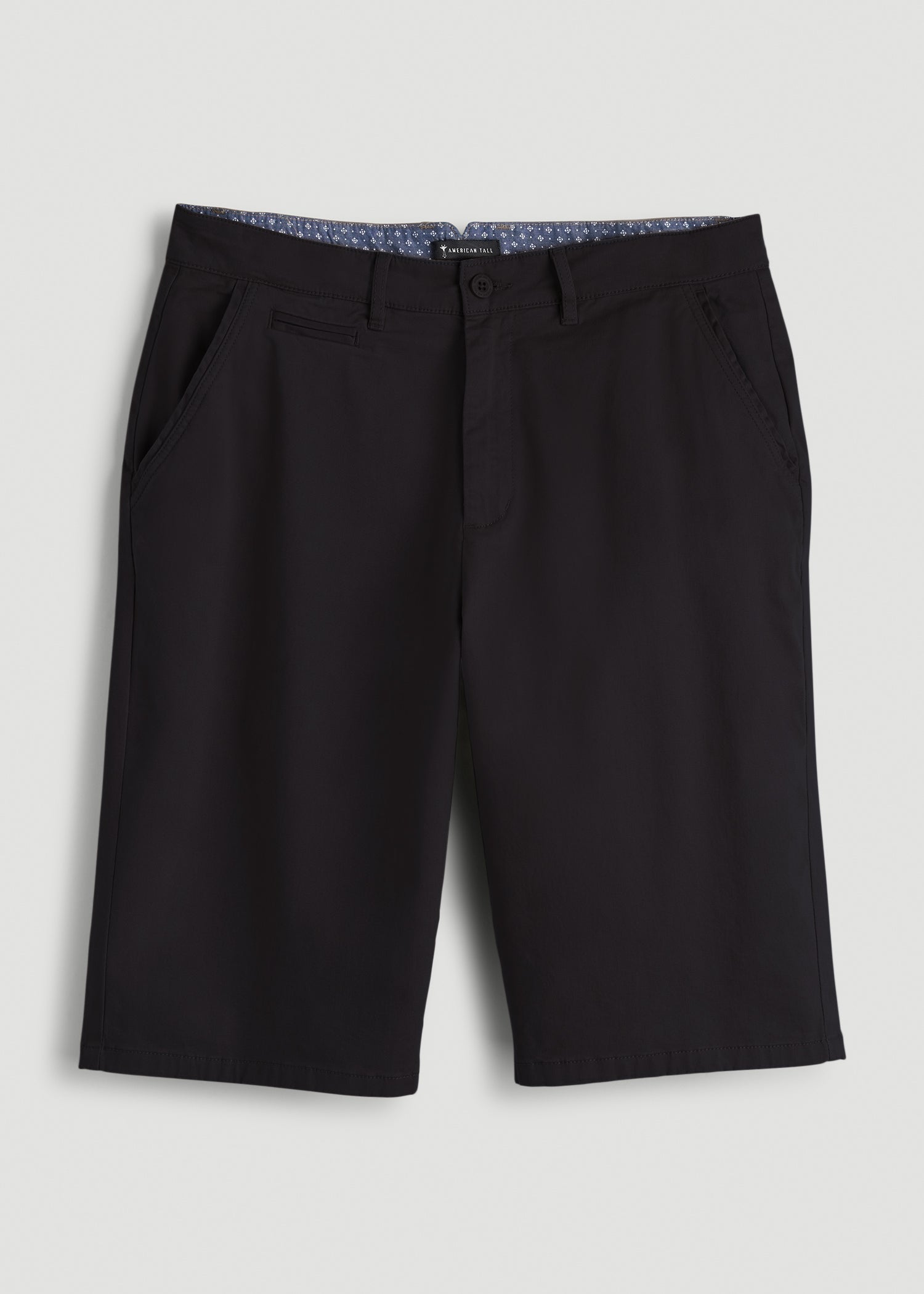 American Tall Discount | Chino Shorts for Tall Men in Black