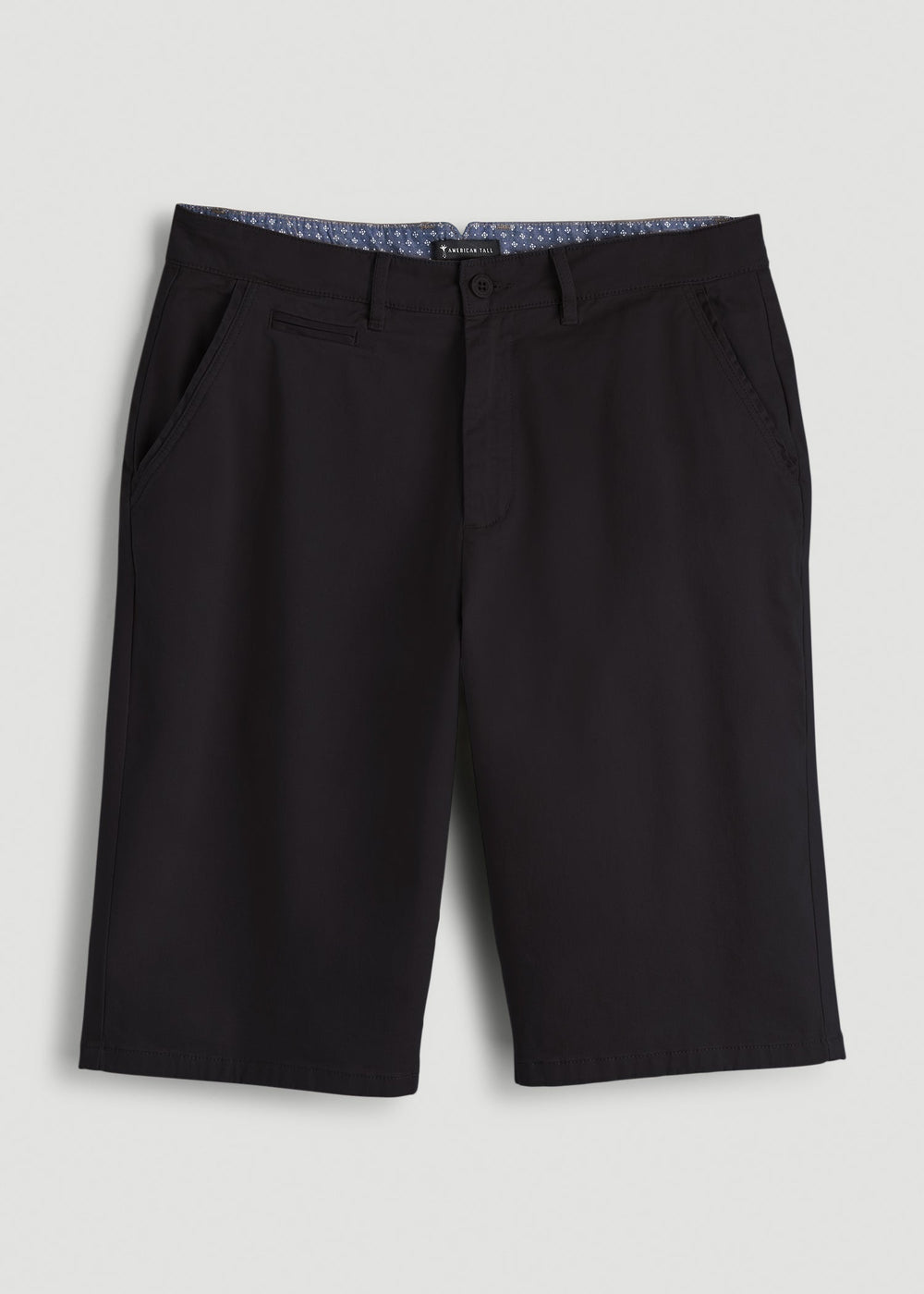 American Tall Discount | Chino Shorts for Tall Men in Black