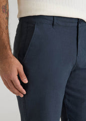 American Tall Sale | Linen Shorts For Tall Men in Chambray Linen