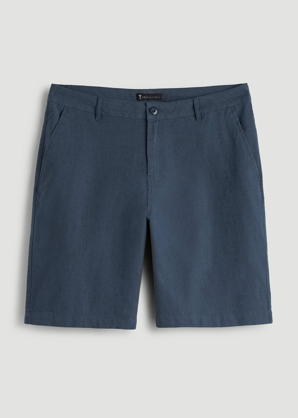 American Tall Sale | Linen Shorts For Tall Men in Chambray Linen