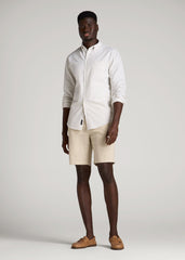 American Tall Online Shop | Linen Shorts For Tall Men in Sandstone