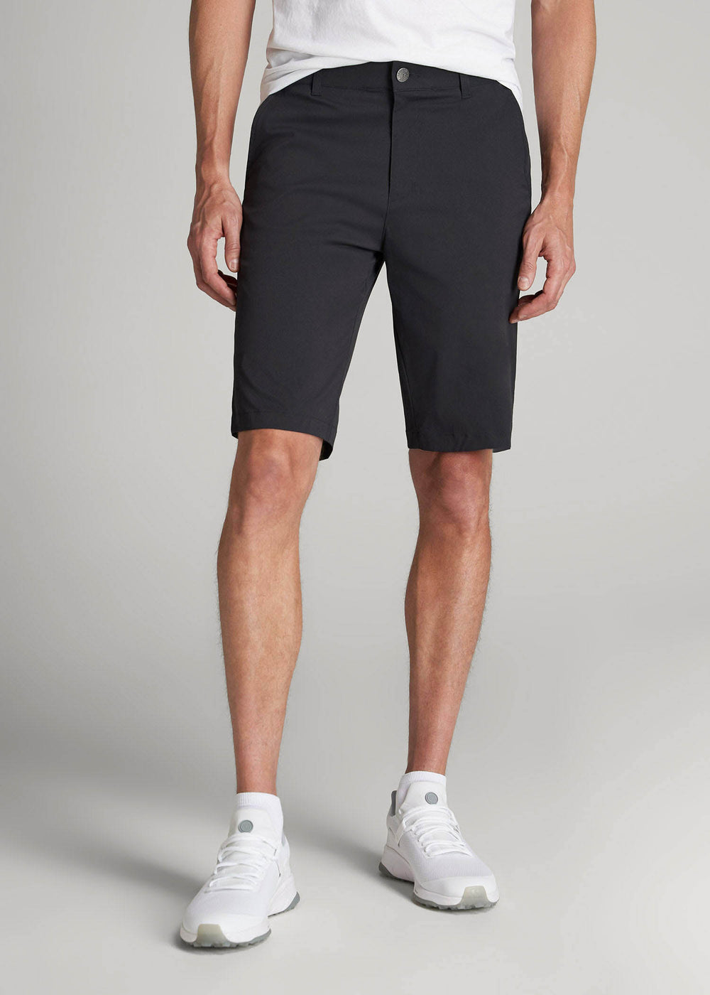 American Tall Online | Traveler Chino Shorts for Tall Men in Black