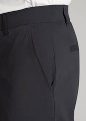 American Tall Online | Traveler Chino Shorts for Tall Men in Black