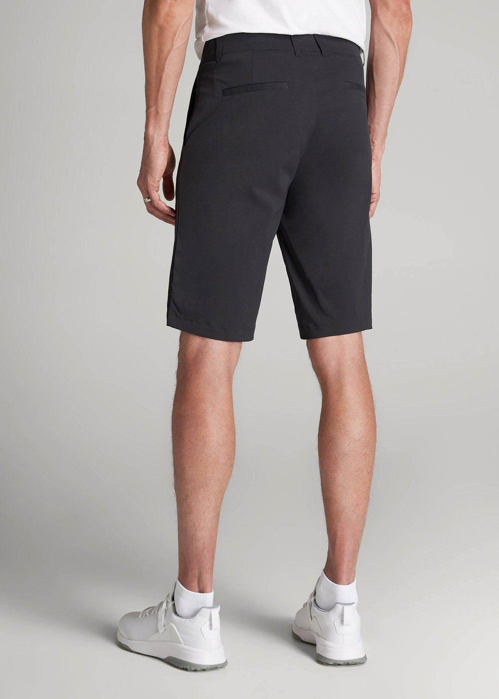 American Tall Online | Traveler Chino Shorts for Tall Men in Black