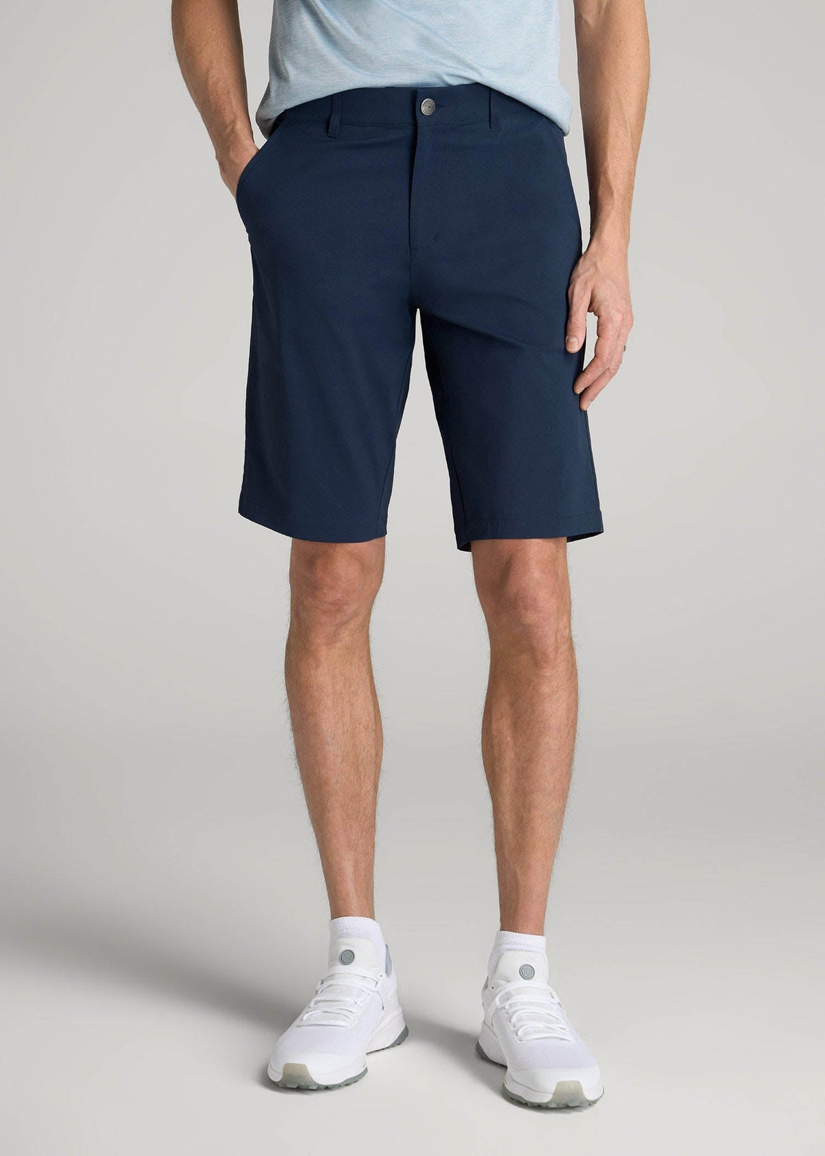 American Tall For Sale | Traveler Chino Shorts for Tall Men in Marine Navy