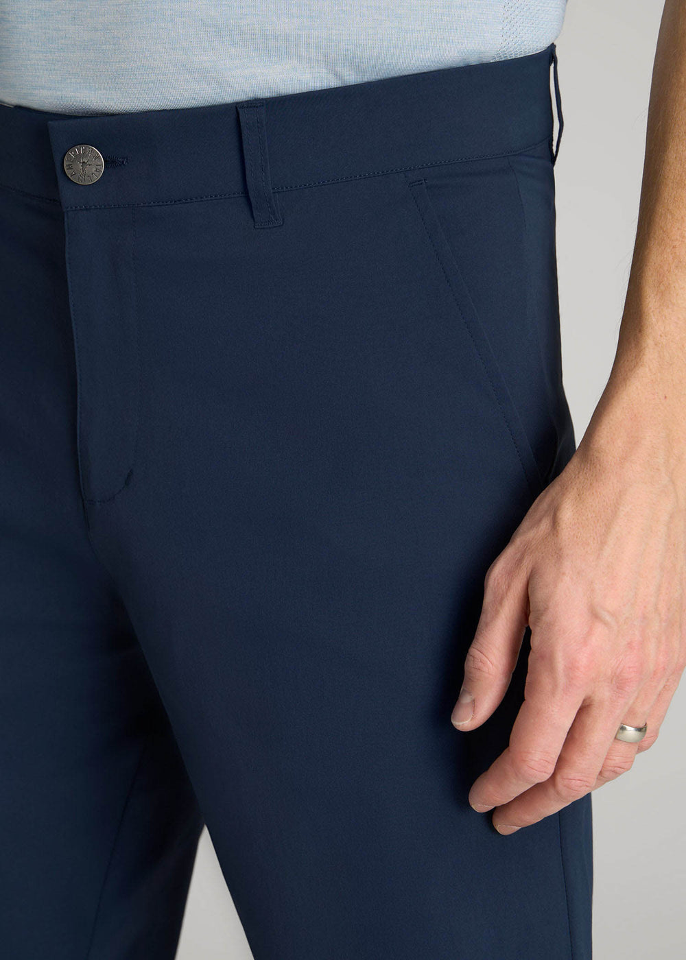 American Tall For Sale | Traveler Chino Shorts for Tall Men in Marine Navy