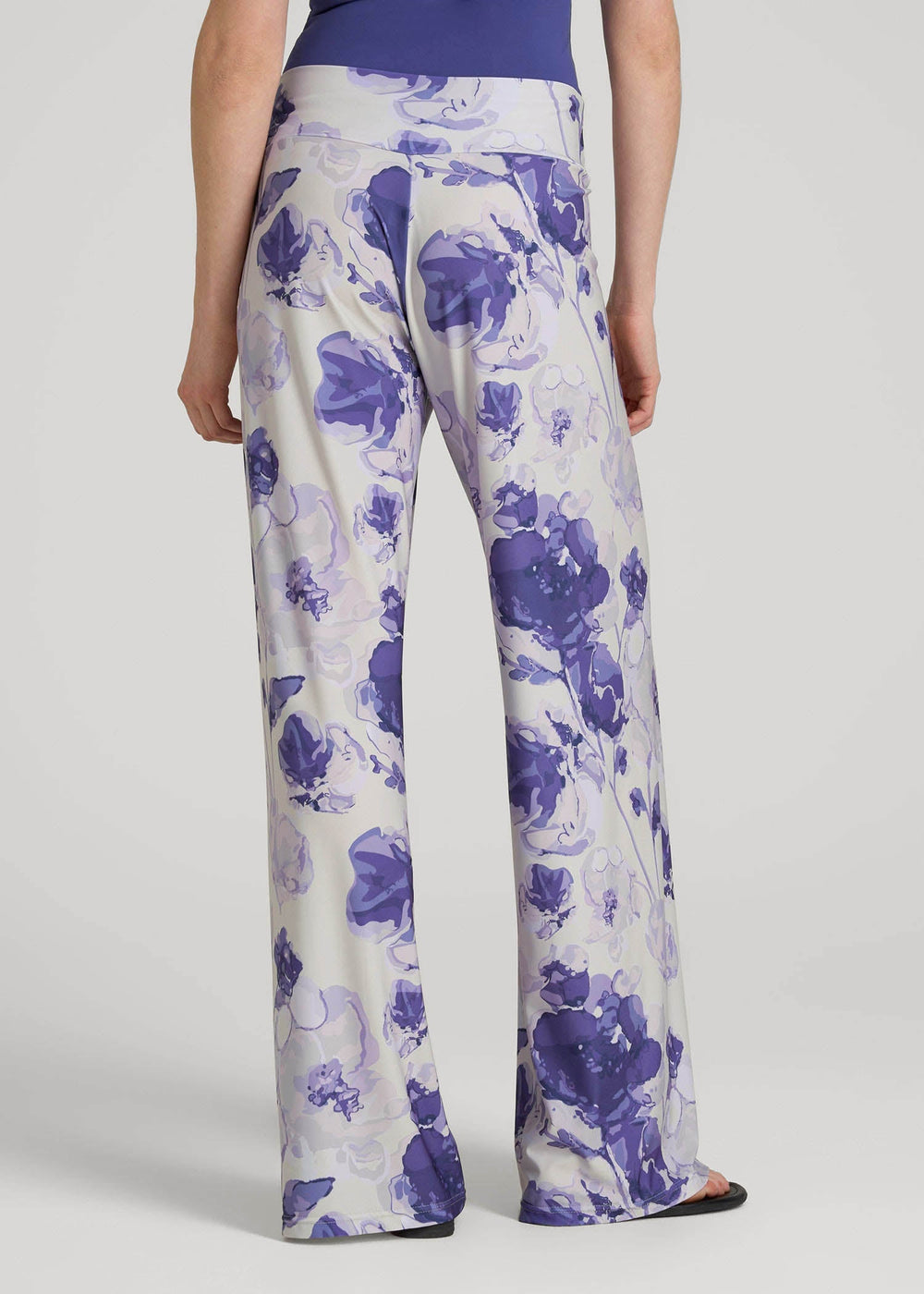 American Tall Sale | Pull-On Breezy Wide Leg Pants for Tall Women in Petal Wash