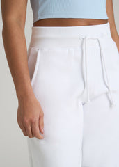 American Tall Online Shop | A.T. Basics Athletic Joggers for Tall Women in Optic White