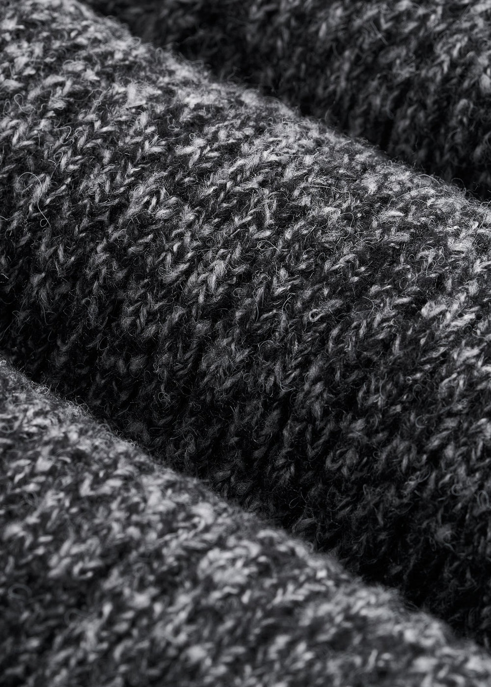 American Tall Outlet | LJ&S Wool Blend Beanie for Tall Men in Charcoal Mix