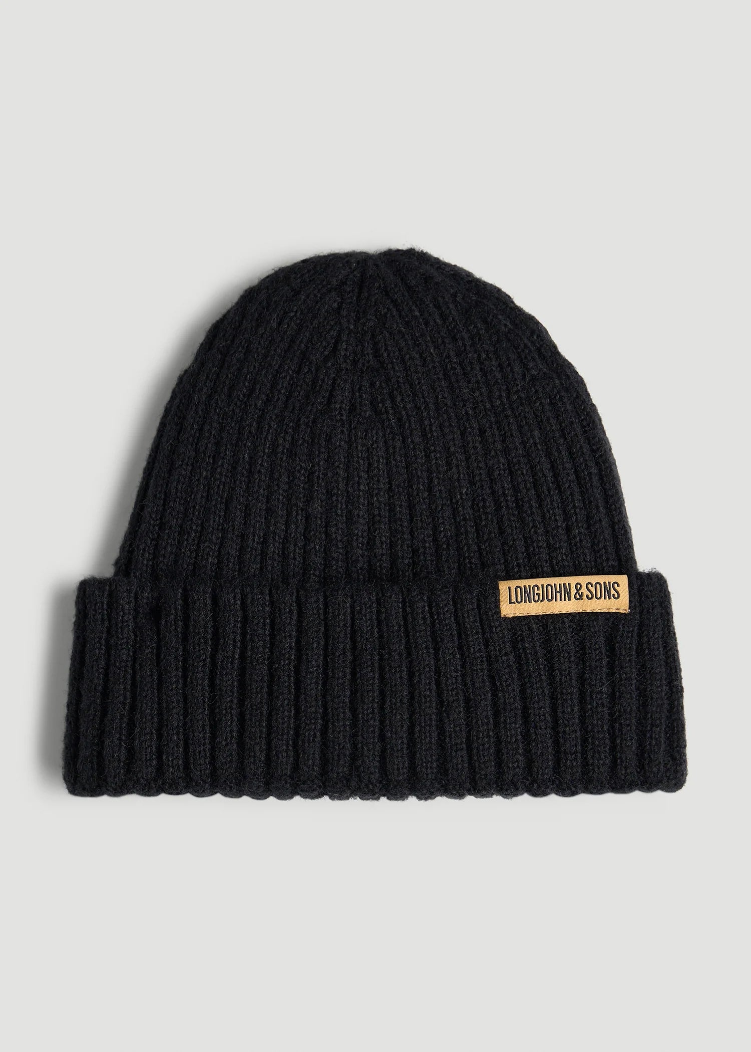 American Tall Online Shop | LJ&S Wool Blend Beanie for Tall Men in Black