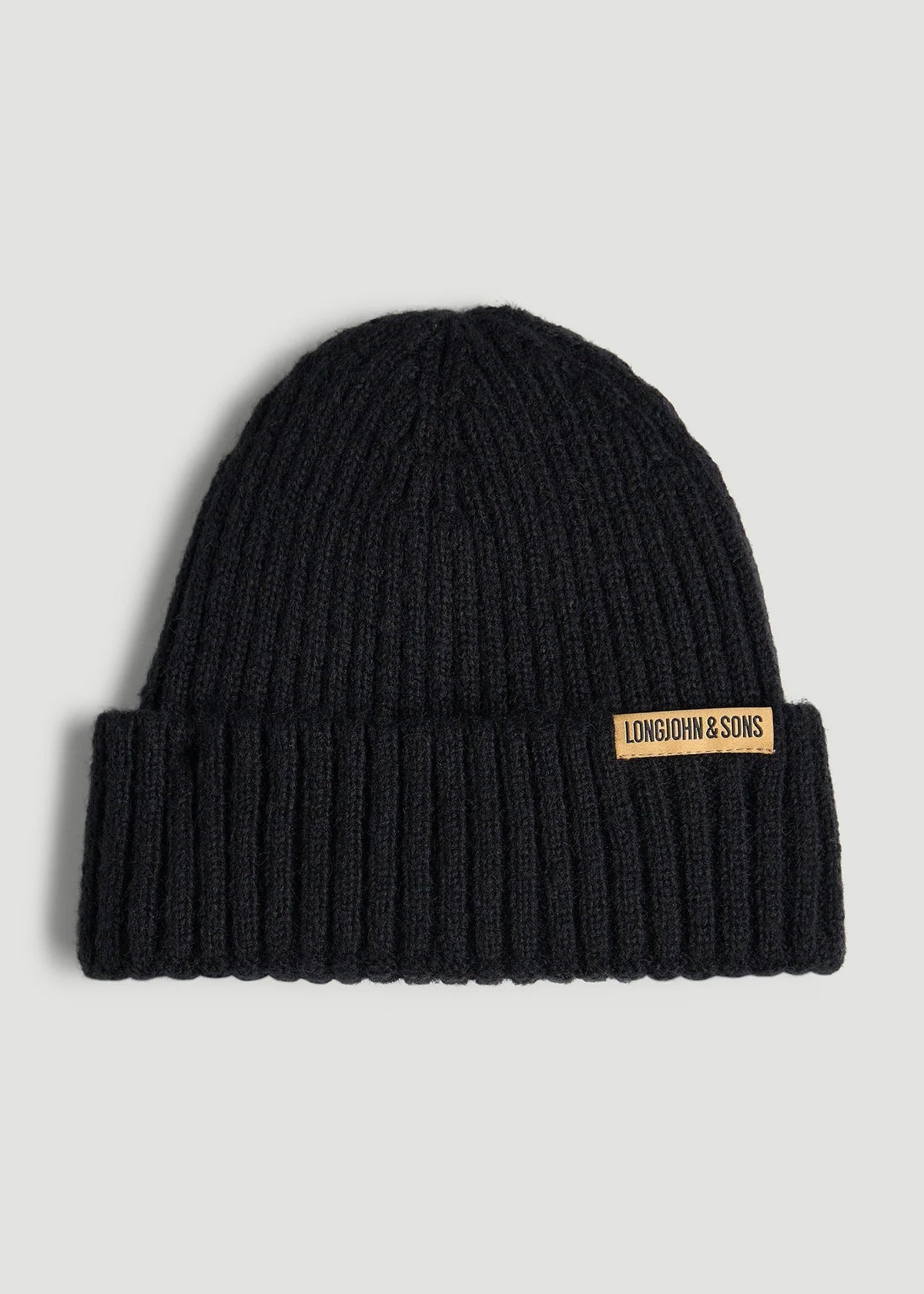 American Tall Online Shop | LJ&S Wool Blend Beanie for Tall Men in Black