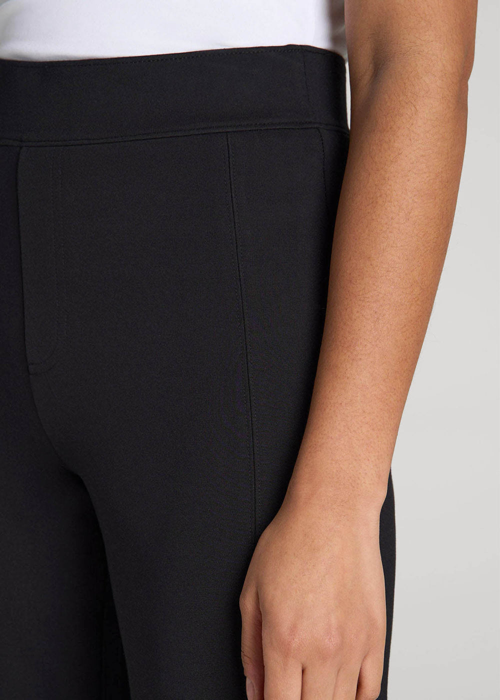 American Tall Online | Pull-On Slim Dress Pants for Tall Women in Black