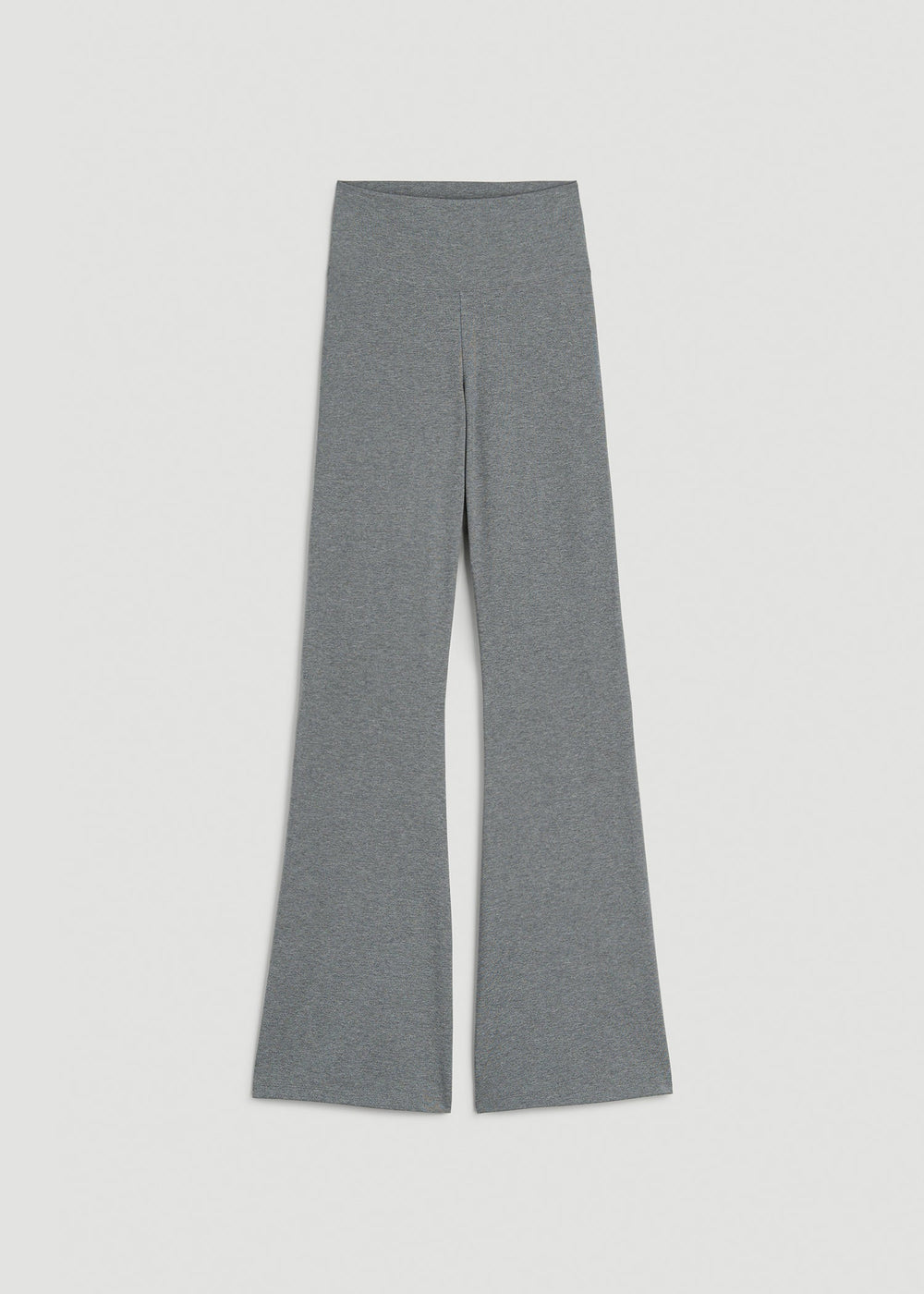American Tall Outlet | Cotton flare legging for Tall Women in Mid Grey Heather
