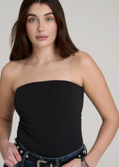American Tall For Sale | Cotton Tube Top for Tall Women in Black