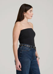 American Tall For Sale | Cotton Tube Top for Tall Women in Black