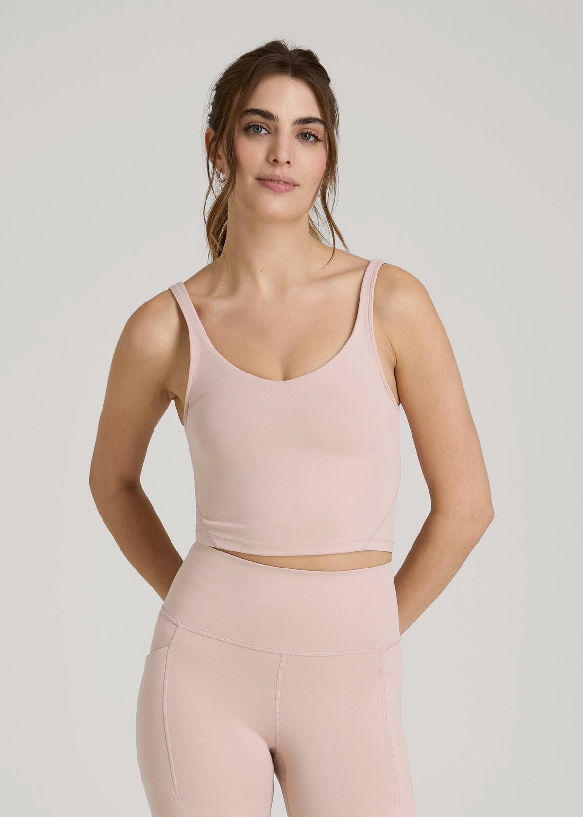 American Tall Sale | Balance Tank Top for Tall Women in Desert Rose