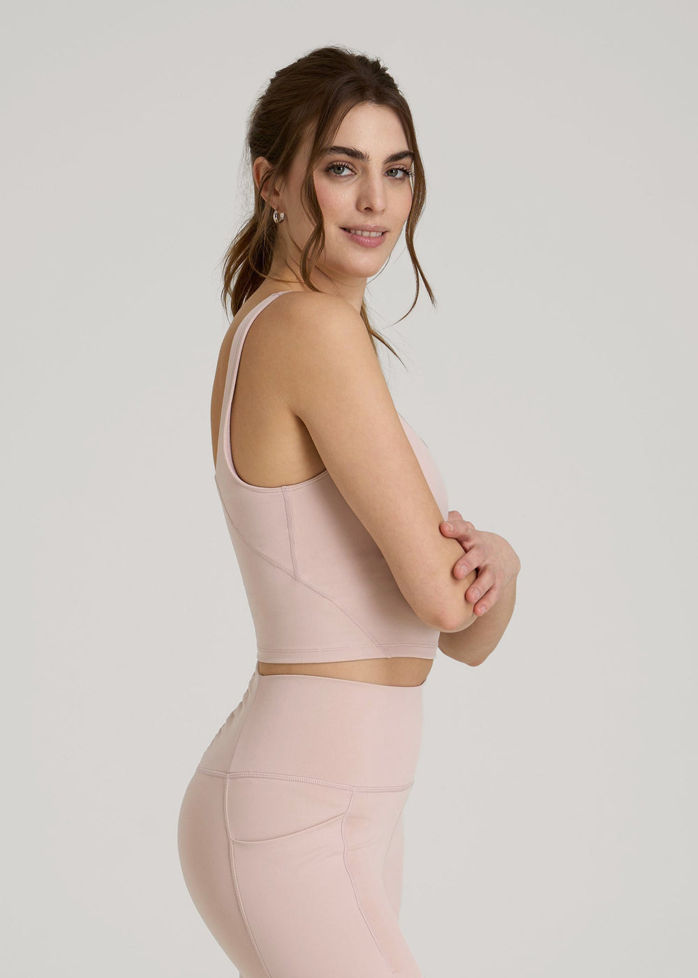 American Tall Sale | Balance Tank Top for Tall Women in Desert Rose