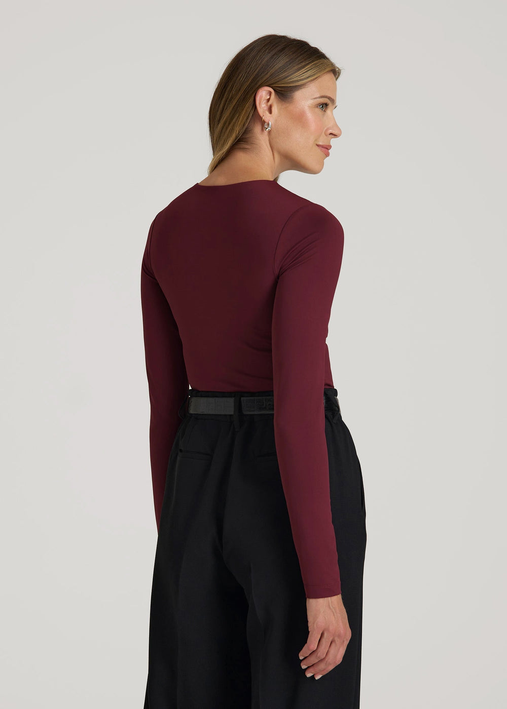 American Tall Online | Long Sleeve Bodysuit for Tall Women in Port Royale