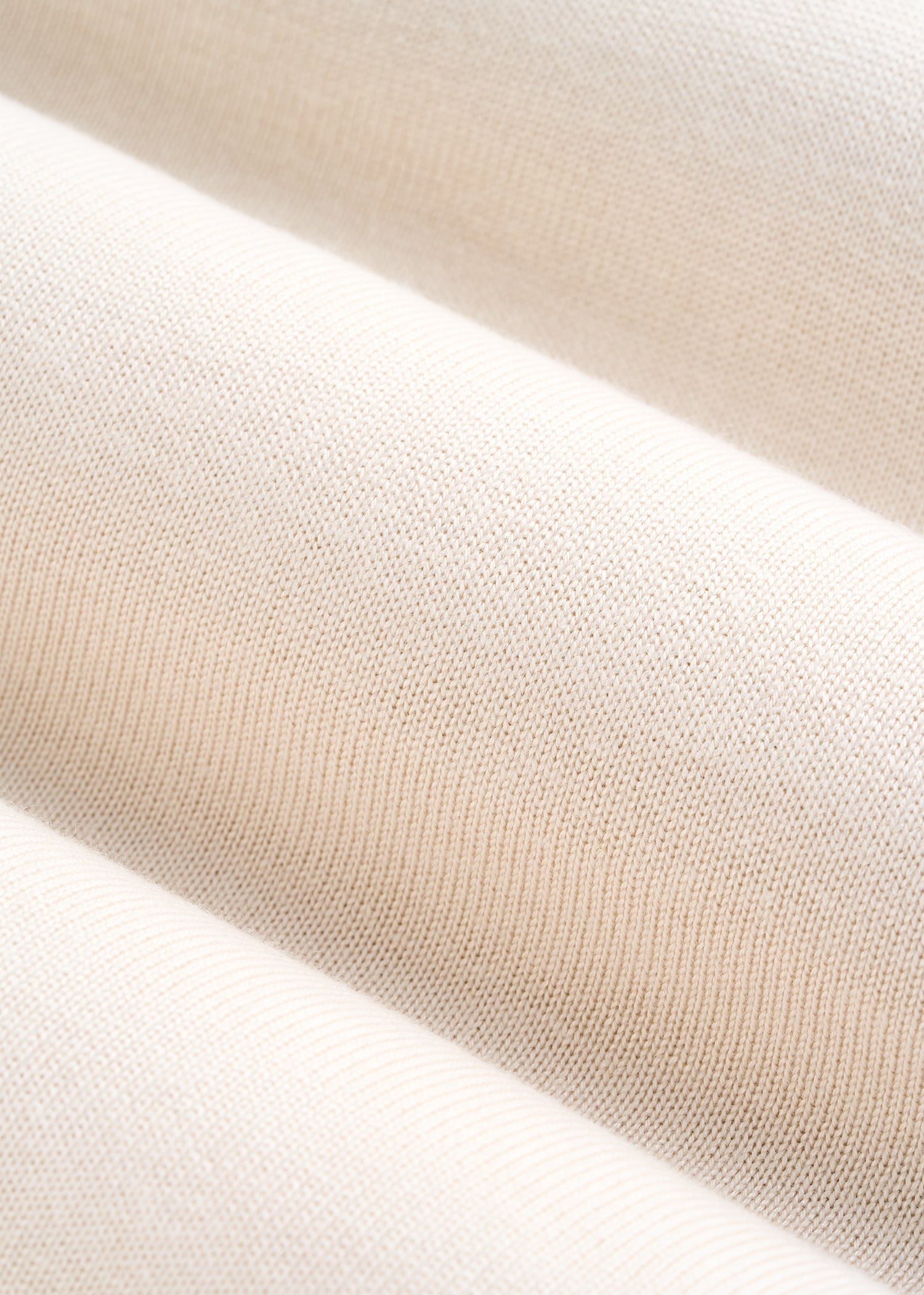 American Tall Sale | Linen Blend Knit Crewneck for Tall Women in White Sand