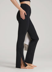 American Tall Outlet | Balance Split Flare Pants for Tall Women in Black
