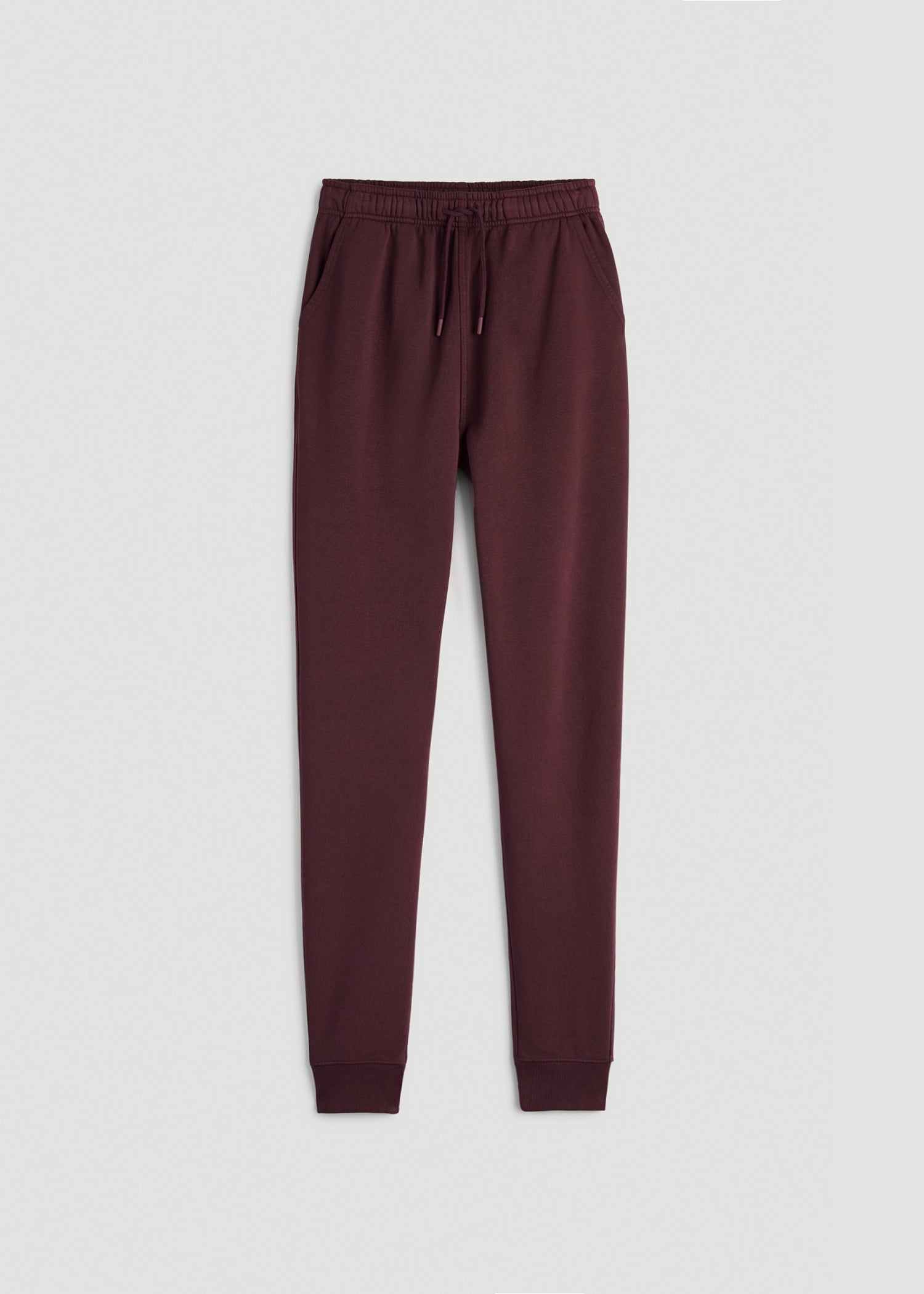 American Tall For Sale | Garment Dyed Joggers for Tall Women in Washed Tawny Port