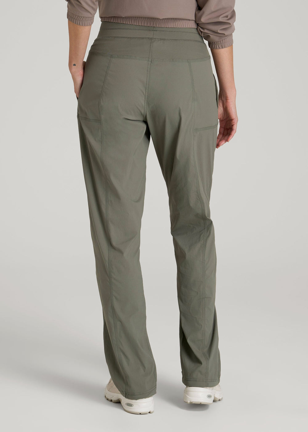 American Tall Online | High-Rise After Practice Pant for Tall Women in Camper Green