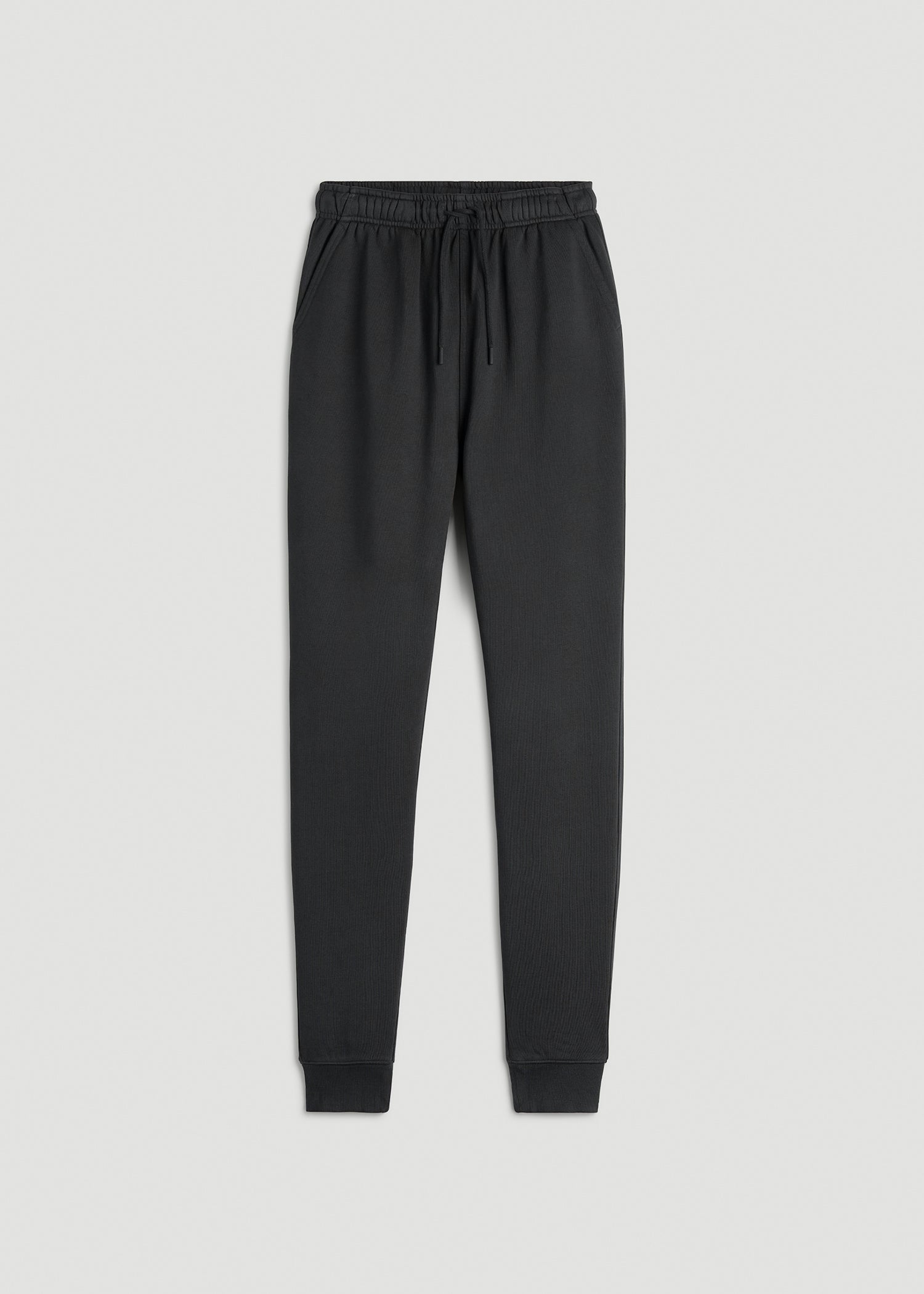American Tall For Sale | Garment Dyed Joggers for Tall Women in Washed Black