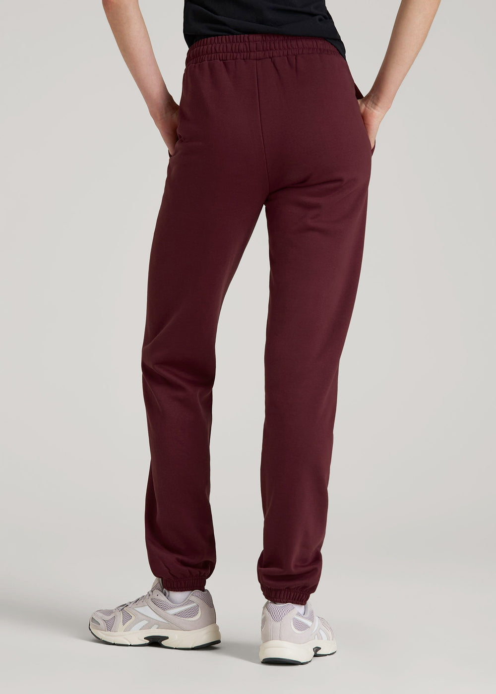 American Tall Online Shop | Wearever Fleece Relaxed Sweatpants for Tall Women in Tawny Port