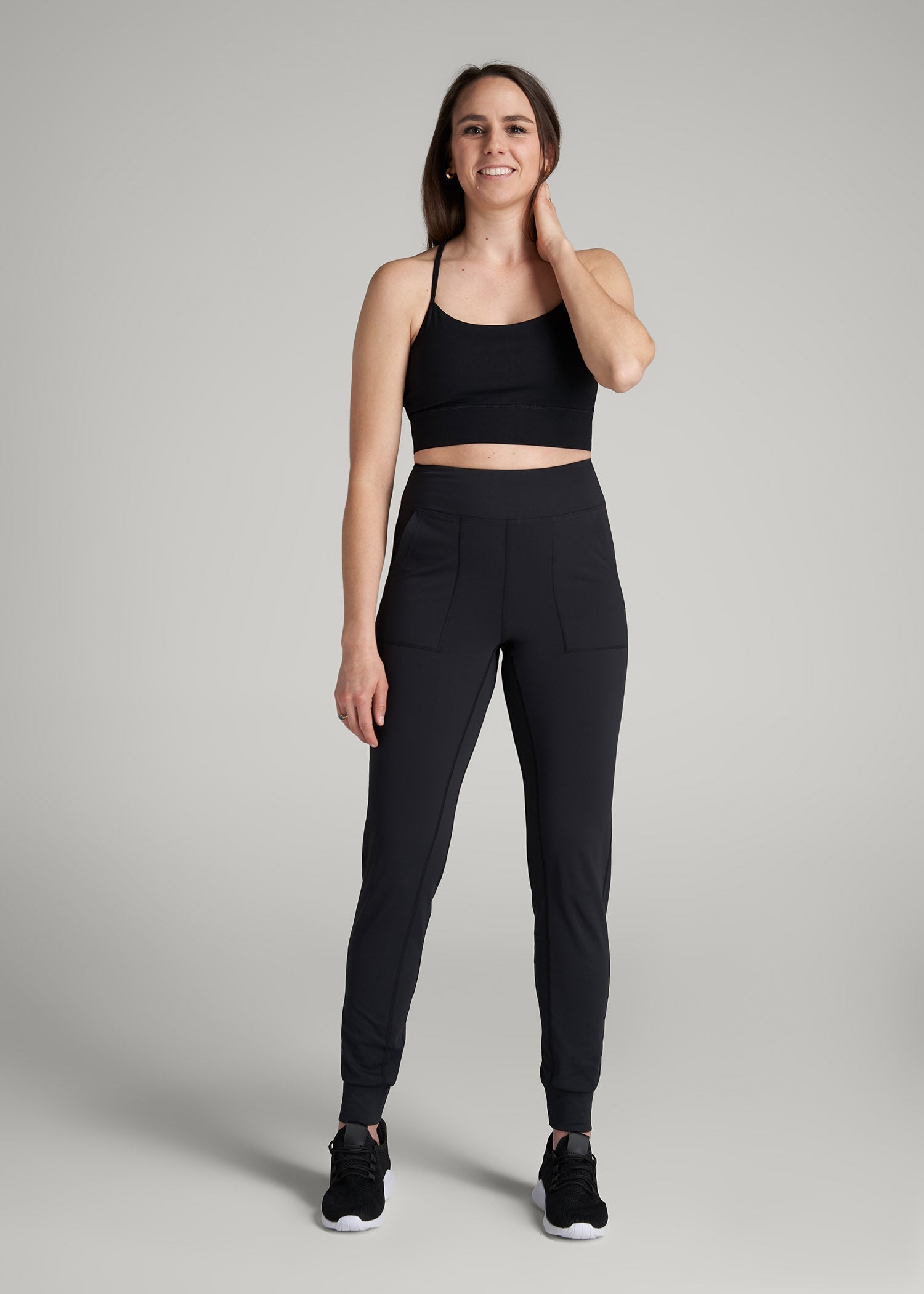 American Tall Sale | Balance Pocket Joggers for Tall Women in Black