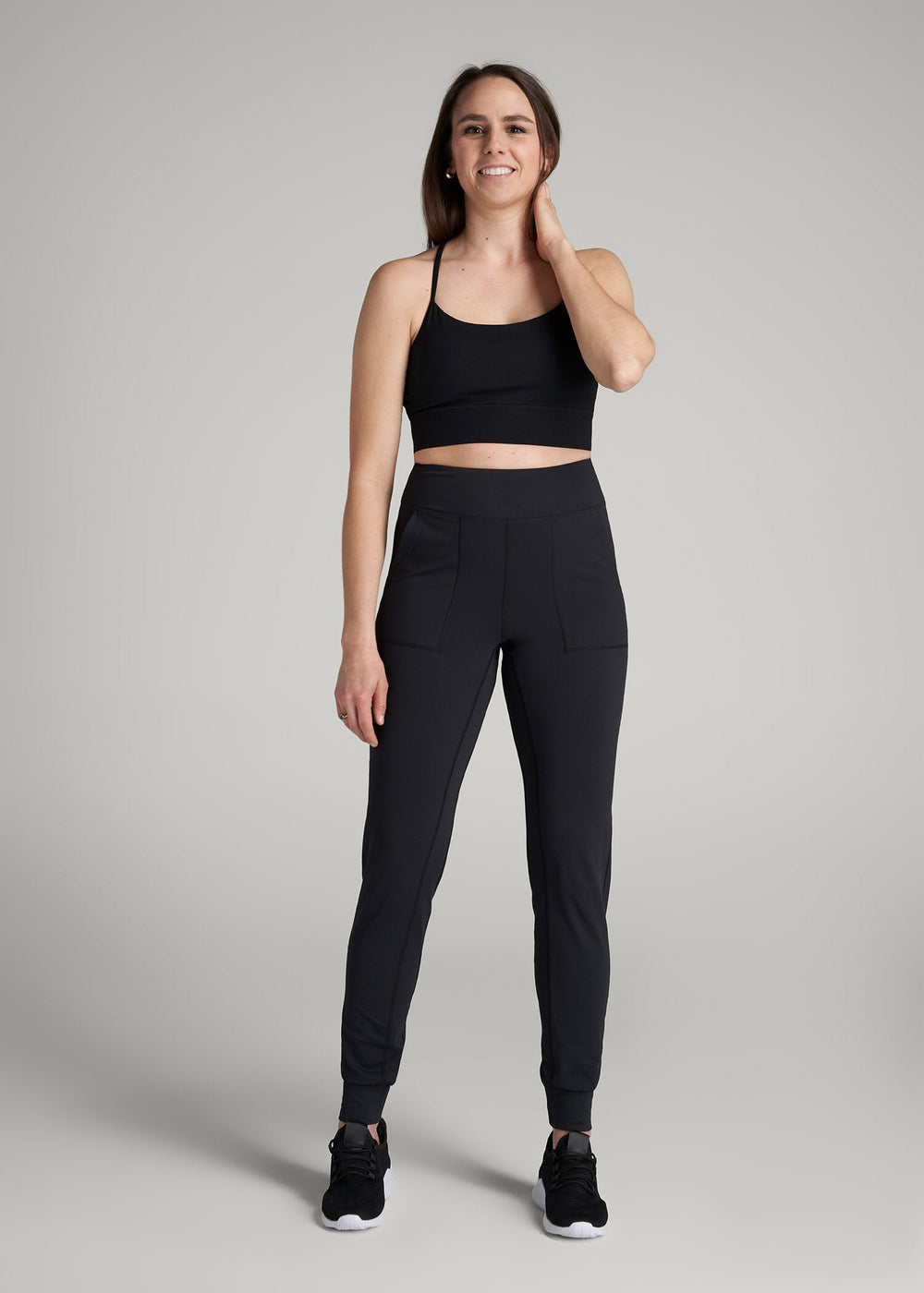 American Tall Sale | Balance Pocket Joggers for Tall Women in Black