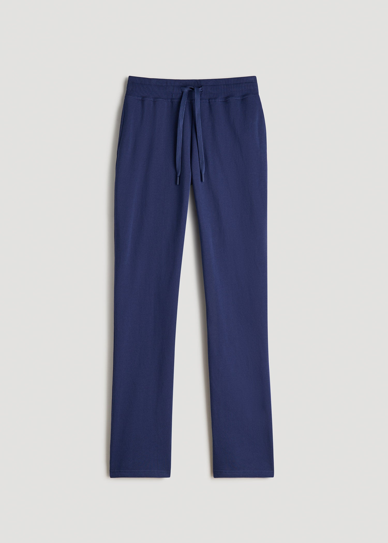 American Tall Outlet | Wearever Fleece Open-Bottom Sweatpants for Tall Women in Midnight Blue
