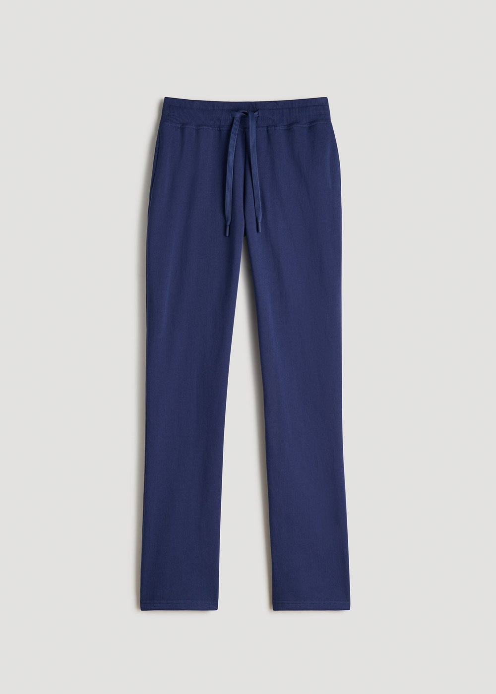 American Tall Outlet | Wearever Fleece Open-Bottom Sweatpants for Tall Women in Midnight Blue