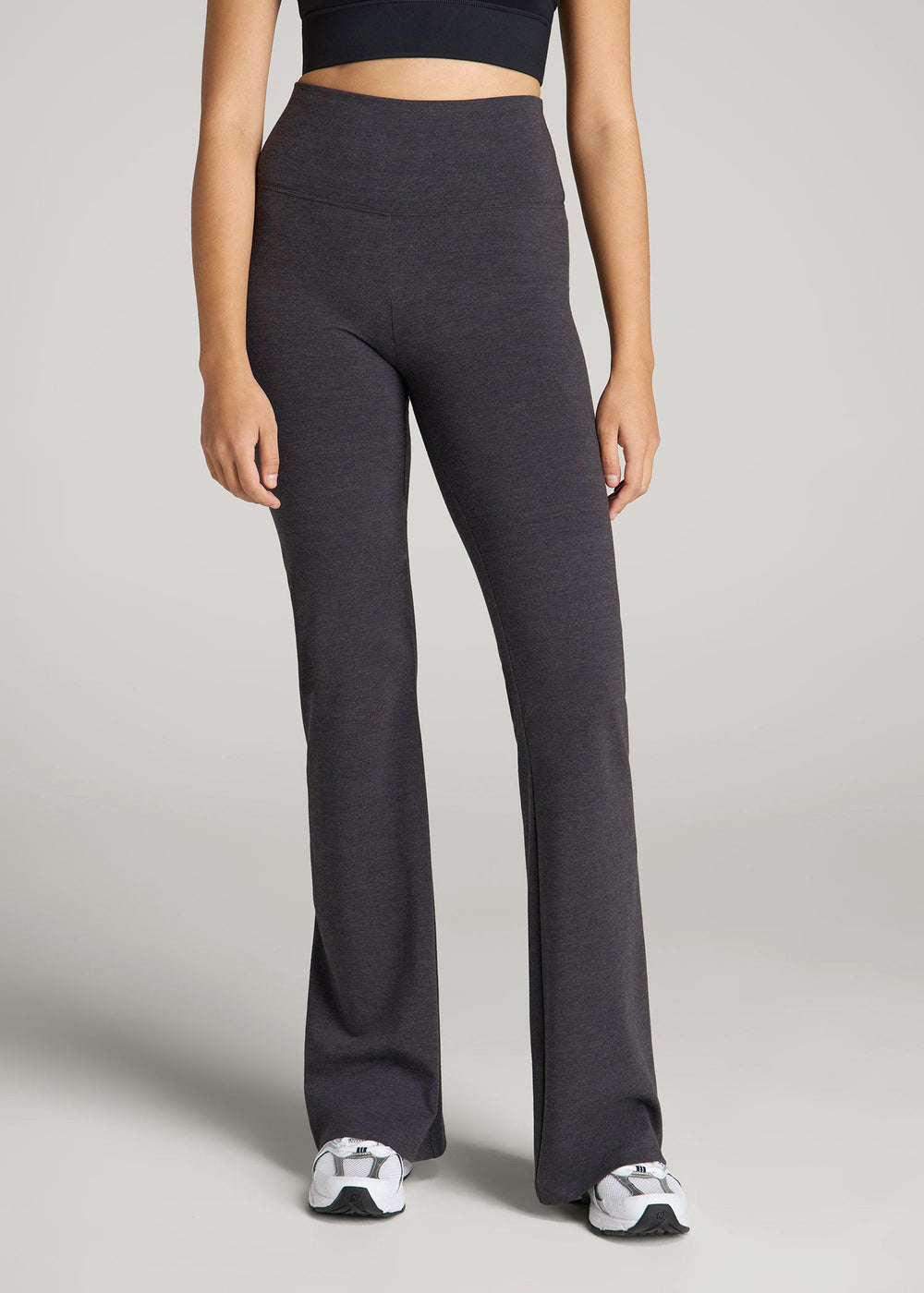 American Tall For Sale | Cotton Flare Leggings for Tall Women in Shadow Grey Mix